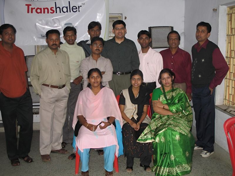 Volunteer team at a Saahns asthma and allergy camp