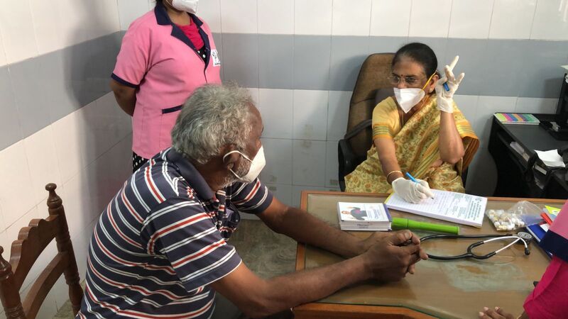 First PCAAC clinic in Tamil Nadu with Dr. Chandra Joseph, 28 December 2021