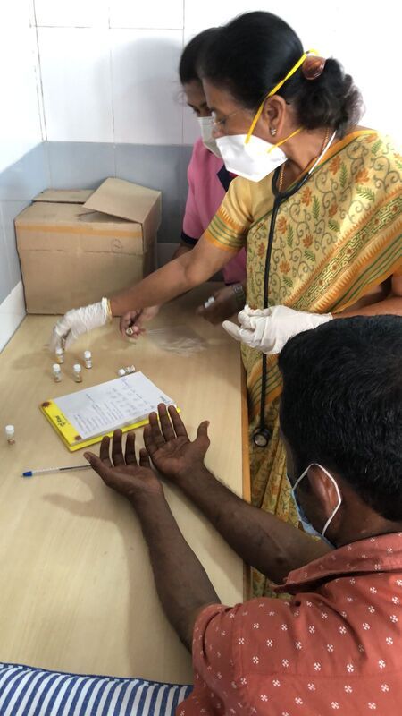 First PCAAC clinic in Tamil Nadu with Dr. Chandra Joseph, 28 December 2021