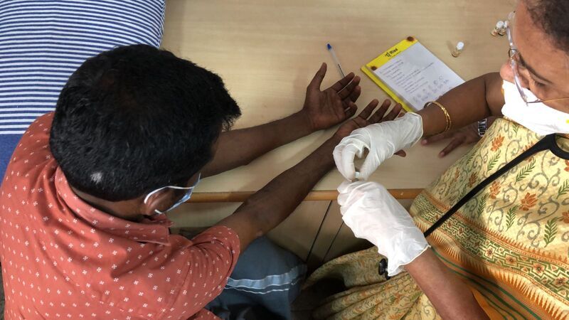 First PCAAC clinic in Tamil Nadu with Dr. Chandra Joseph, 28 December 2021